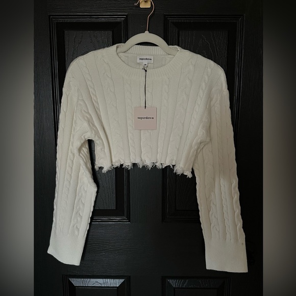 Superdown Cropped Knit Sweater - New! - Picture 5 of 9